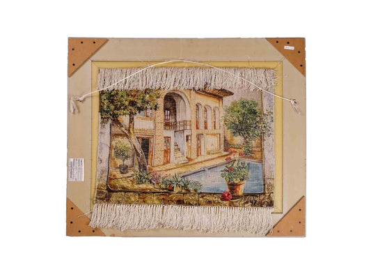 Sehr feiner, handgeknüpfter Täbriz Art 50 Raj Perserteppich aus Wolle mit Seide von Khademi. Farbe: Bunt. Größe: 70 x 55 cm. Vertrieb durch JUPITER Intl.