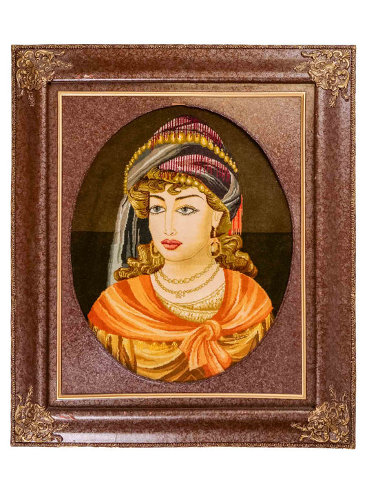 Sehr feiner, handgeknüpfter Täbriz Art 50 Raj Perserteppich aus Wolle mit Seide von Khademi. Farbe: Bunt. Größe: 75 x 63 cm. Vertrieb durch JUPITER Intl.