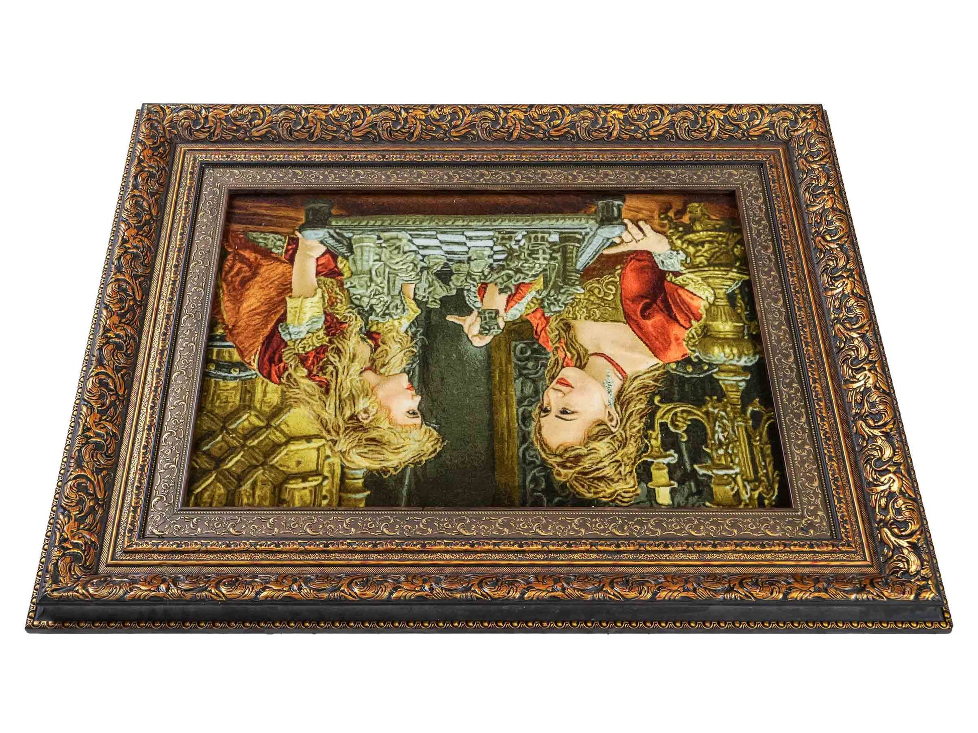 Sehr feiner, handgeknüpfter Täbriz Art 50 Raj Perserteppich aus Wolle mit Seide von Khademi. Farbe: Bunt. Größe: 79 x 49 cm / 101 x 80 cm. Vertrieb durch JUPITER Intl.