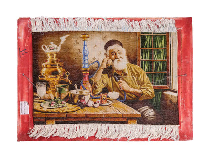 Sehr feiner, handgeknüpfter Täbriz Art 60 Raj Perserteppich aus Wolle mit Seide von Khademi. Farbe: Bunt. Größe: 97 x 65 cm / 120 x 86 cm. Vertrieb durch JUPITER Intl.