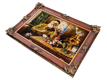 Sehr feiner, handgeknüpfter Täbriz Art 60 Raj Perserteppich aus Wolle mit Seide von Khademi. Farbe: Bunt. Größe: 97 x 65 cm / 120 x 86 cm. Vertrieb durch JUPITER Intl.