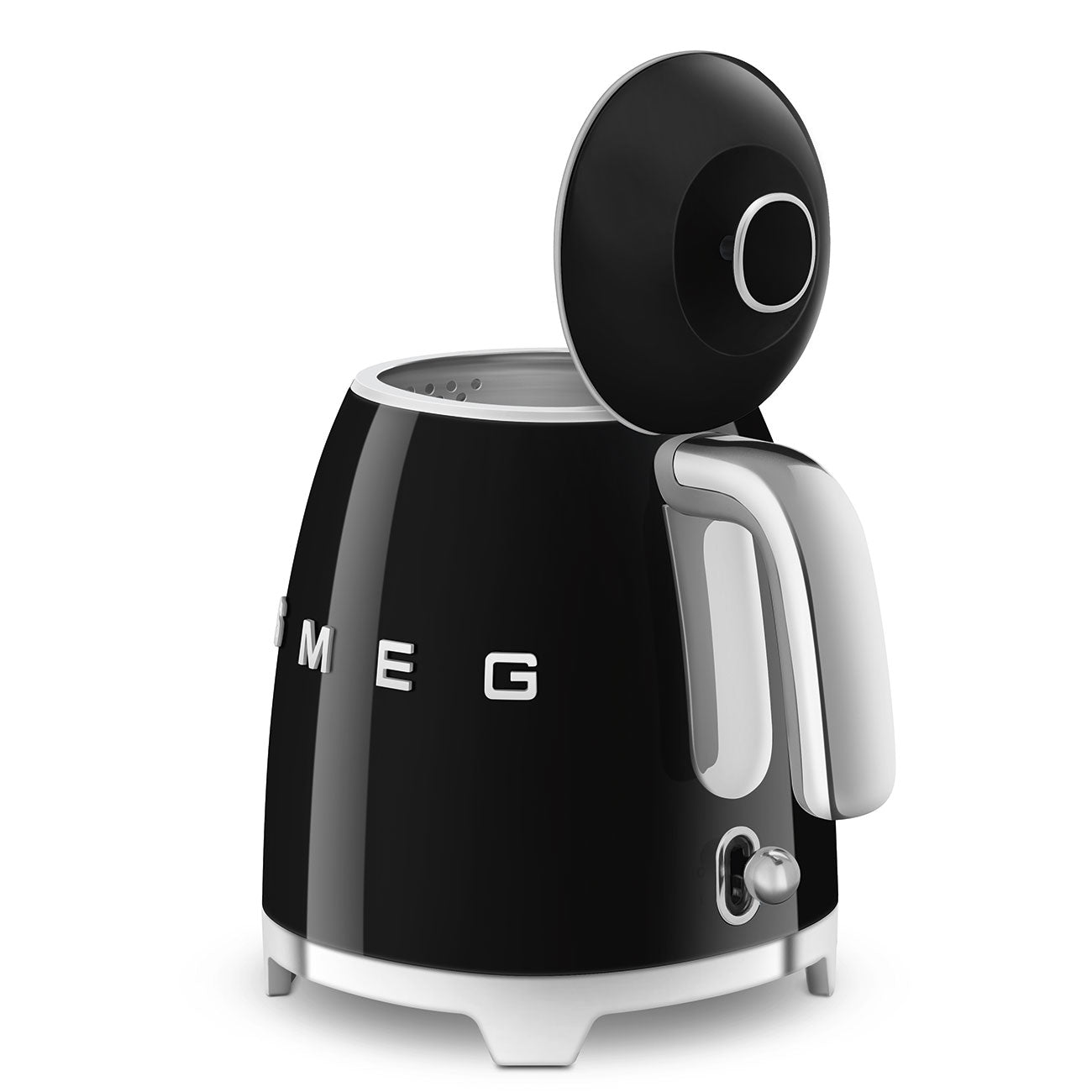 Smeg KLF05BLEU Wasserkocher 50's Style, schwarz, silber.