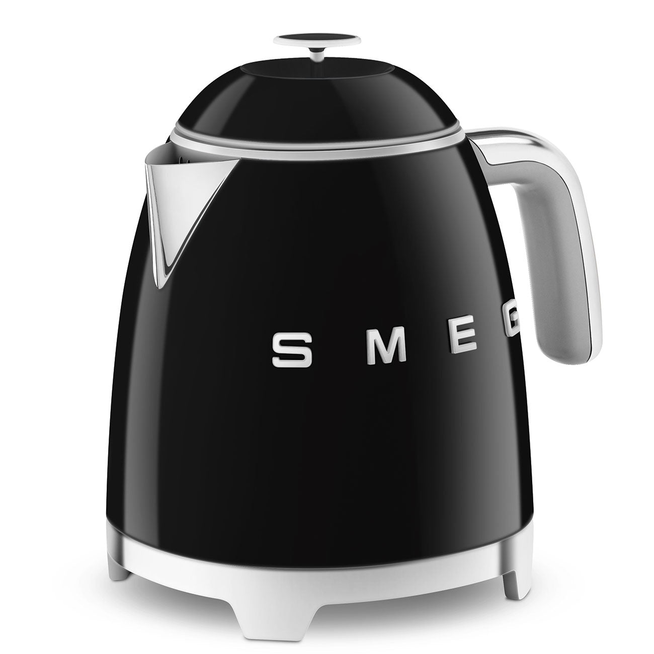 Smeg KLF05BLEU Wasserkocher 50's Style, schwarz, silber.