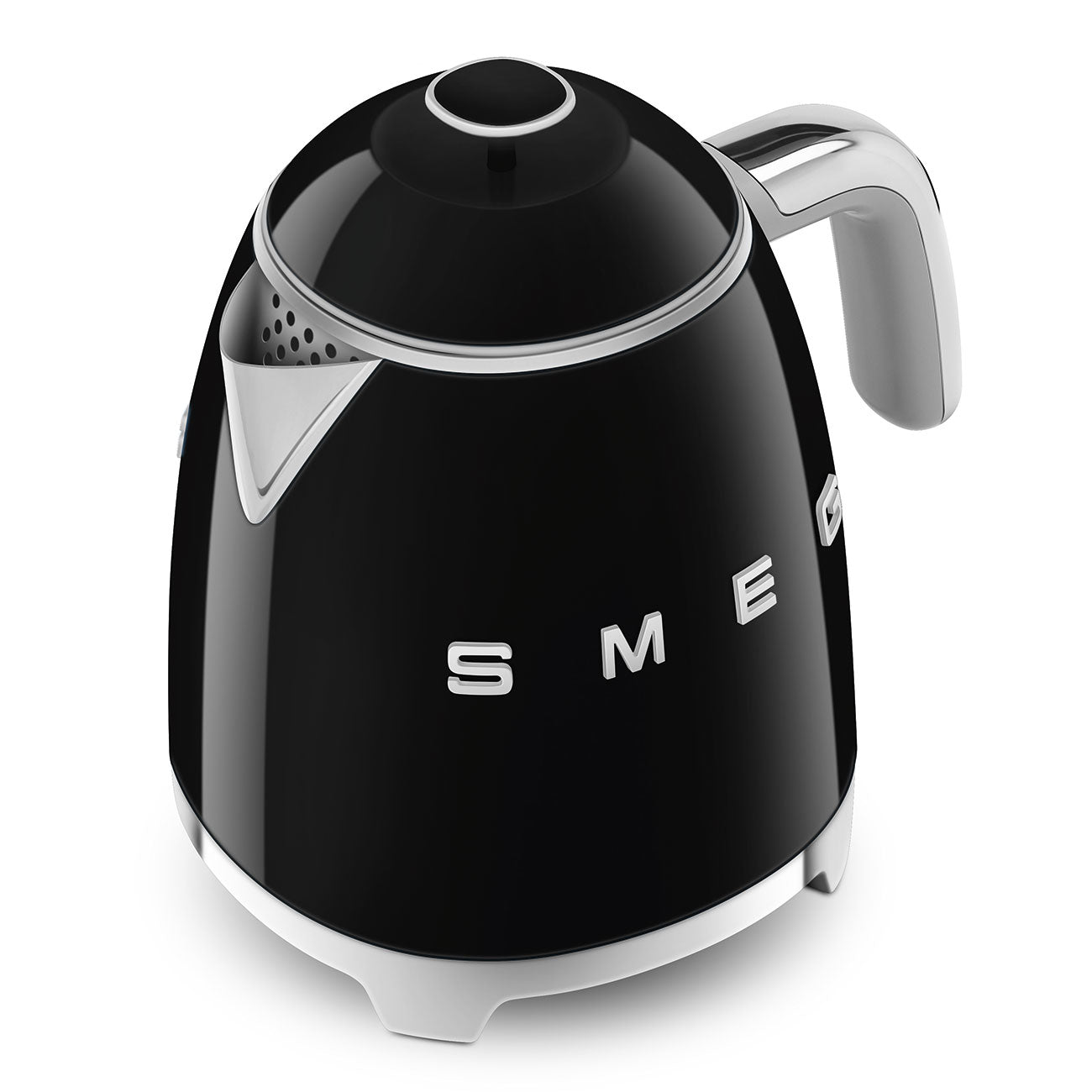 Smeg KLF05BLEU Wasserkocher 50's Style, schwarz, silber.