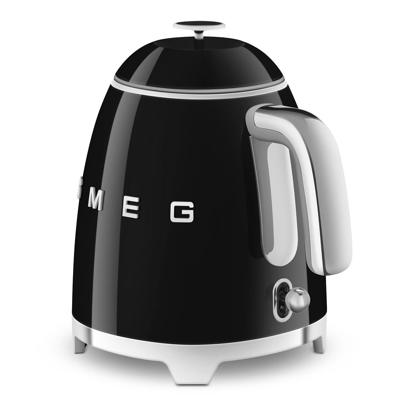 Smeg KLF05BLEU Wasserkocher 50's Style, schwarz, silber.