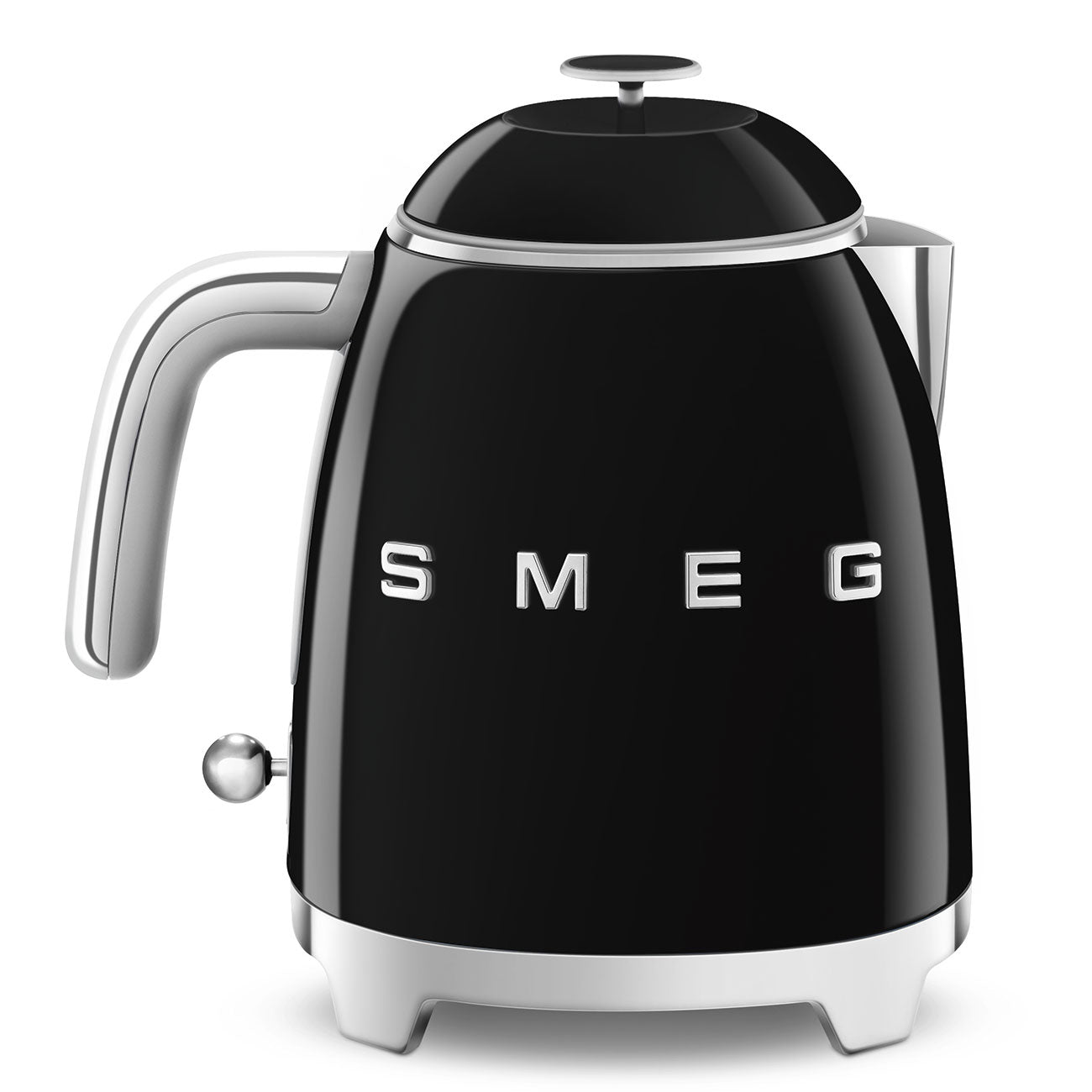 Smeg KLF05BLEU Wasserkocher 50's Style, schwarz, silber.