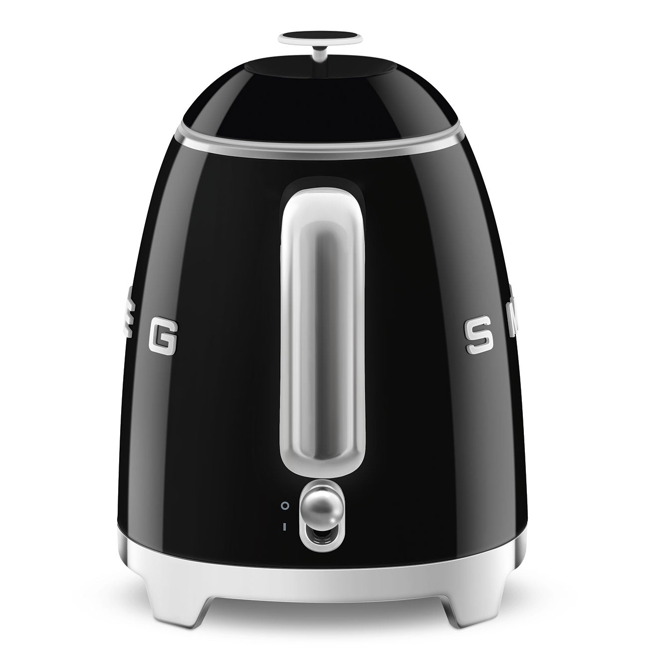 Smeg KLF05BLEU Wasserkocher 50's Style, schwarz, silber.
