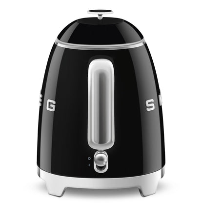 Smeg KLF05BLEU Wasserkocher 50's Style, schwarz, silber.