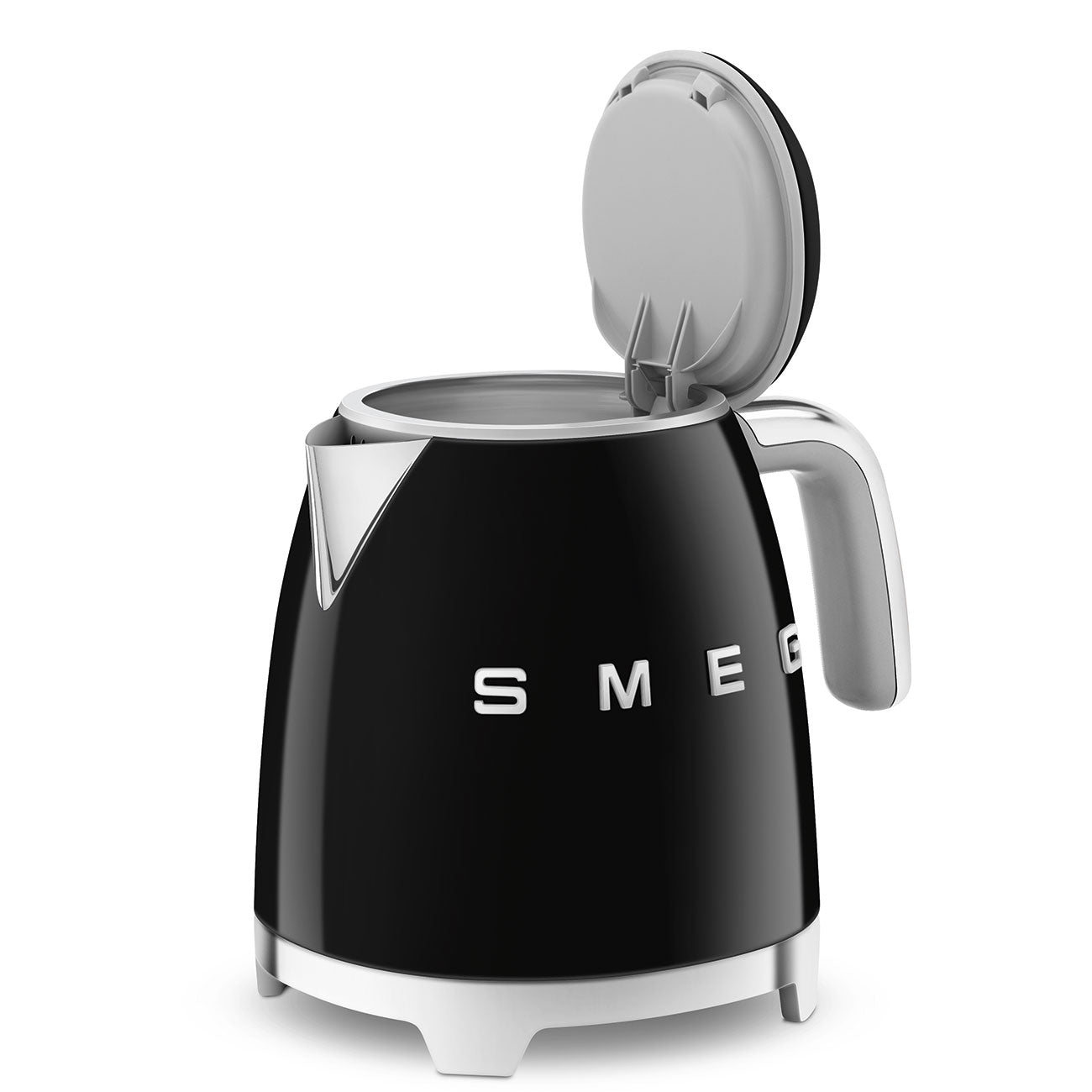 Smeg KLF05BLEU Wasserkocher 50's Style, schwarz, silber.