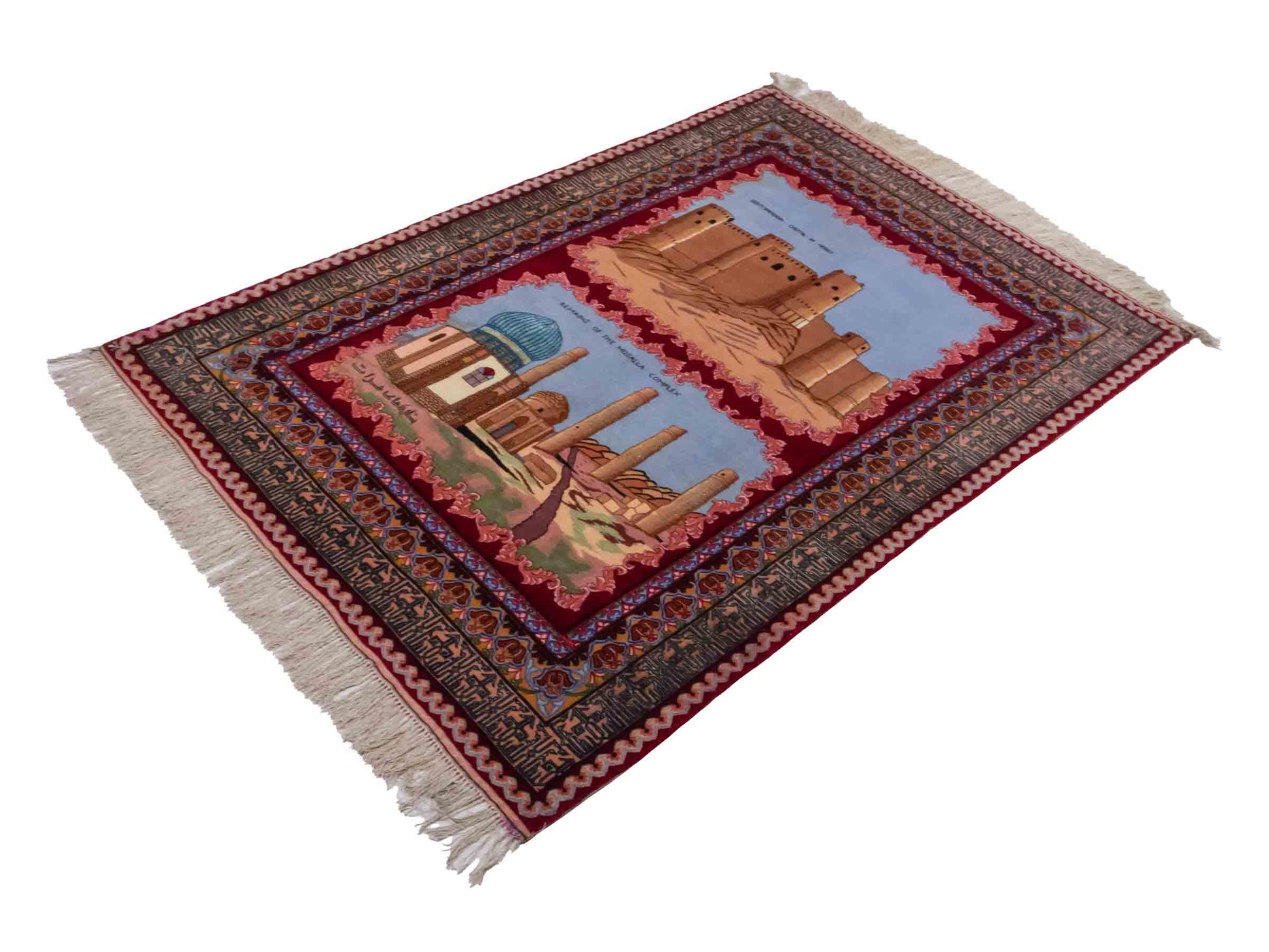 Handgeknüpfter Vintage Afghan Herat Nomadenteppich von Khademi aus Wolle mit Seide, mehrfarbig. Afghanischer Orientteppich. Von Hand geknüpft in Afghanistan. Größe: 120 cm x 76 cm. Teppichnummer: SB3-1028. Verkauf durch Jupiter Intl.
