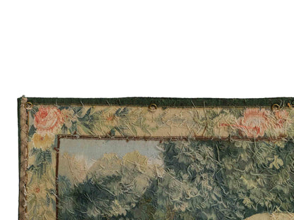 Handgefertigter, chinesischer Gobelin Wandteppich von Khademi aus Wolle, multicolor. 120x92 cm. Verkauf durch Jupiter Intl.