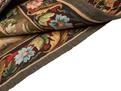 Handgefertigter, chinesischer Gobelin Wandteppich von Teppich aus Wolle, multicolor. 168x136 cm. Verkauf durch Jupiter Intl.