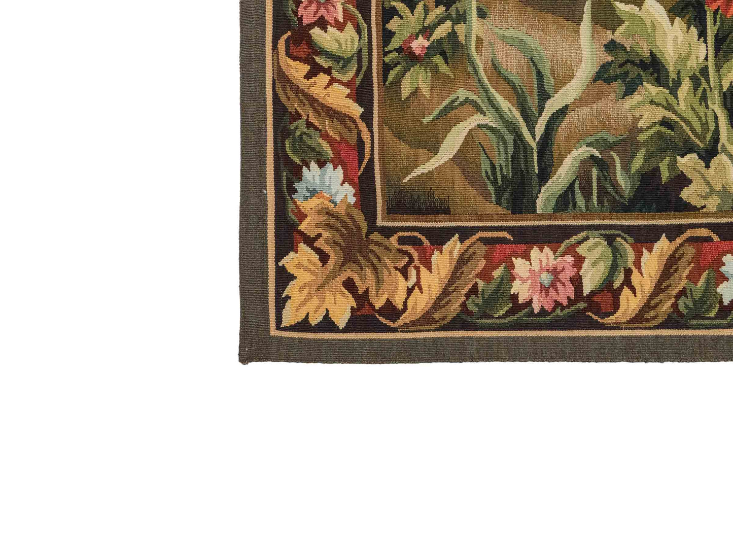 Handgefertigter, chinesischer Gobelin Wandteppich von Teppich aus Wolle, multicolor. 168x136 cm. Verkauf durch Jupiter Intl.