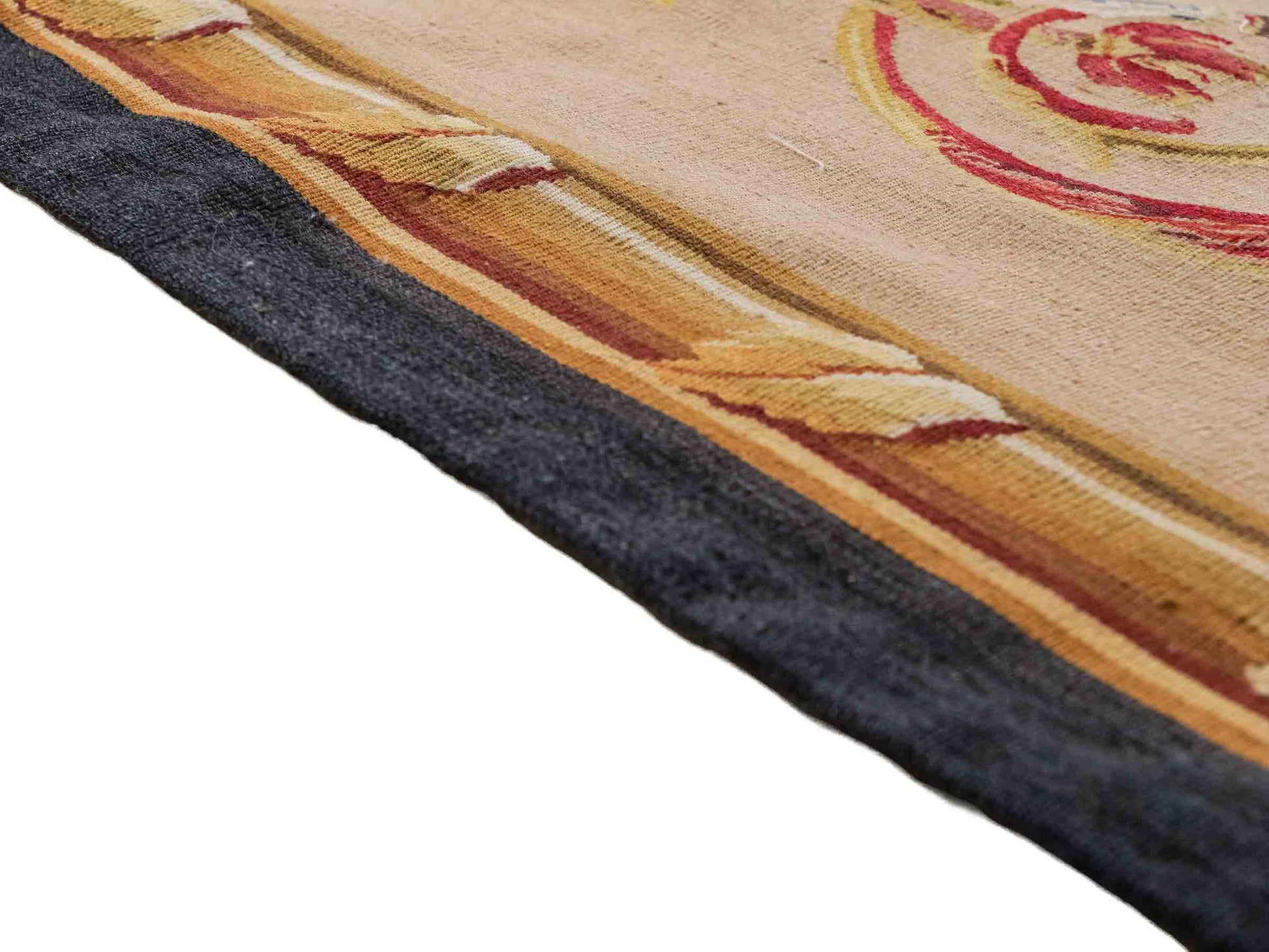 Handgefertigter, chinesischer Gobelin Wandteppich aus Wolle, multicolor. 239x190 cm. Verkauf durch Jupiter Intl.