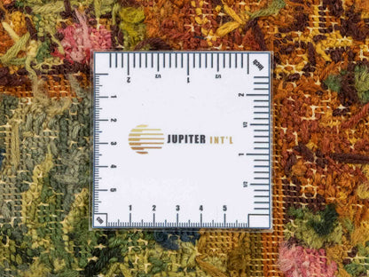 Handgefertigter, chinesischer Gobelin Wandteppich von Khademi aus Wolle, multicolor. 145x113 cm. Verkauf durch Jupiter Intl.