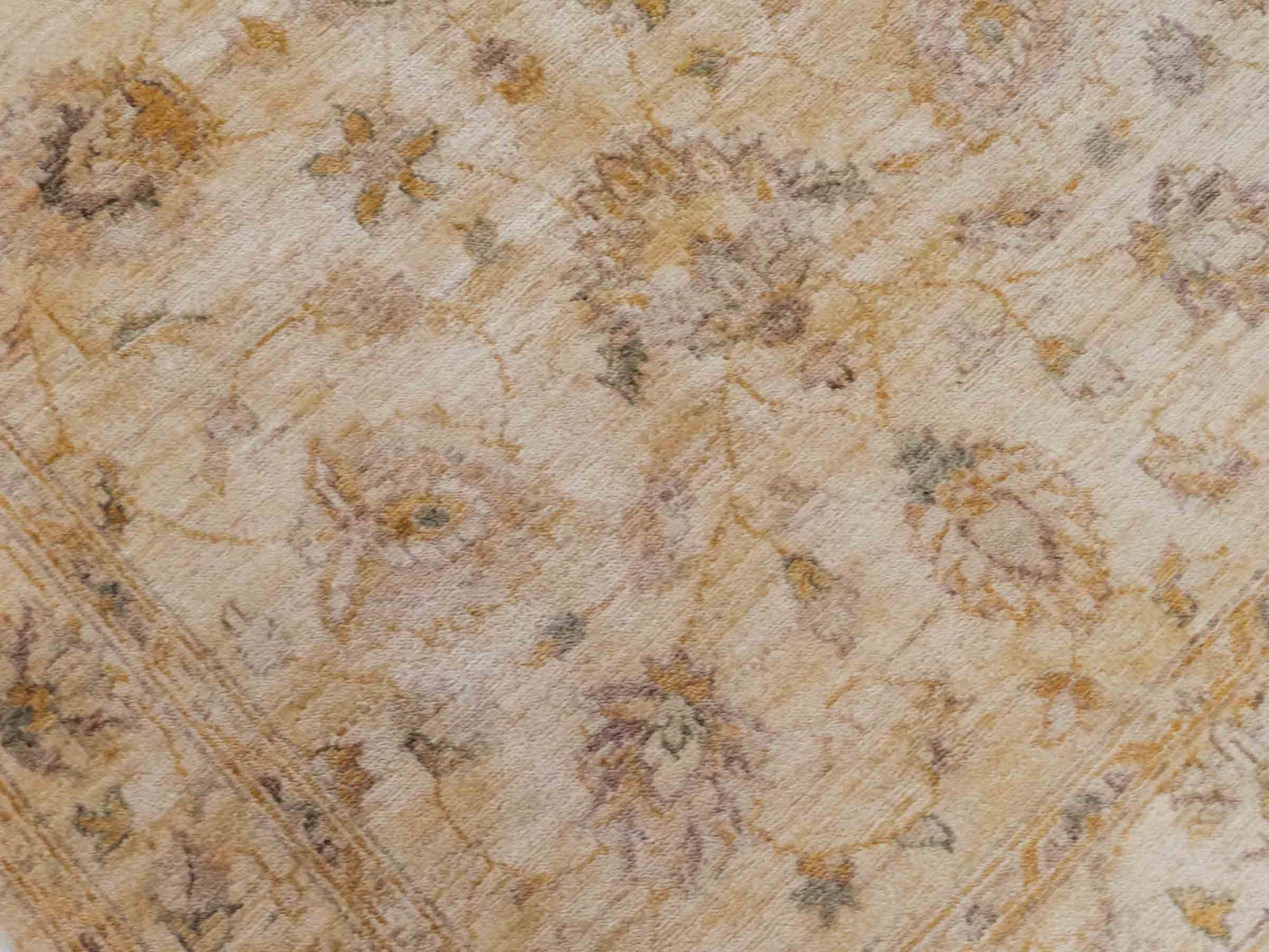 Handgeknüpfter Ziegler Farahan Orientteppich von Khademi aus Wolle, beige, gold. Klassisches Allover-Design. Traditionell von Hand geknüpft in Afghanistan. Größe: 180 cm x 120 cm. Teppichnummer: SB3-1119. Verkauf durch Jupiter Intl.
